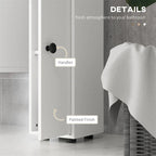 Mobiletto da bagno alto, Mobiletto stretto per WC con ripiani regolabili