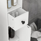 Mobiletto da bagno alto, Mobiletto stretto per WC con ripiani regolabili