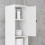 Mobiletto da bagno alto, Mobiletto stretto per WC con ripiani regolabili