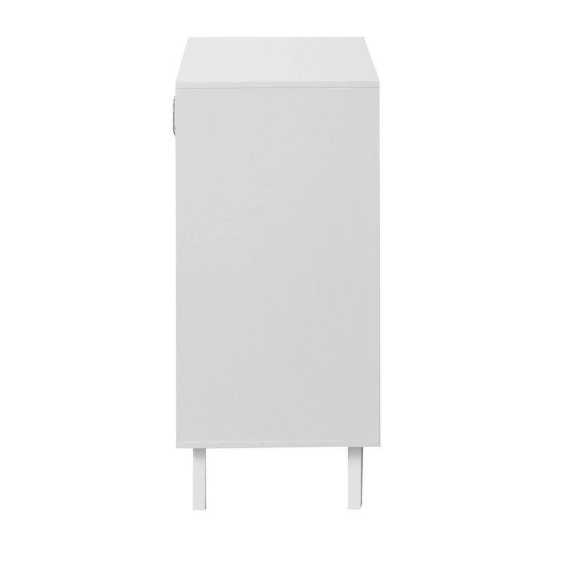 Mobiletto da bagno moderno con 2 ante in vetro