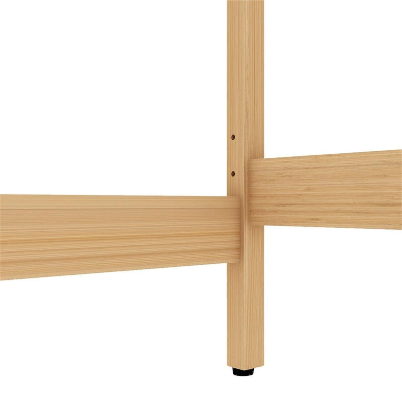 Mobiletto portaoggetti da bagno in legno naturale per bagno indipendente
