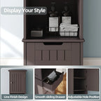 Mobiletto da bagno alto 67 pollici - 11,81P x 15,7L x 66,9A