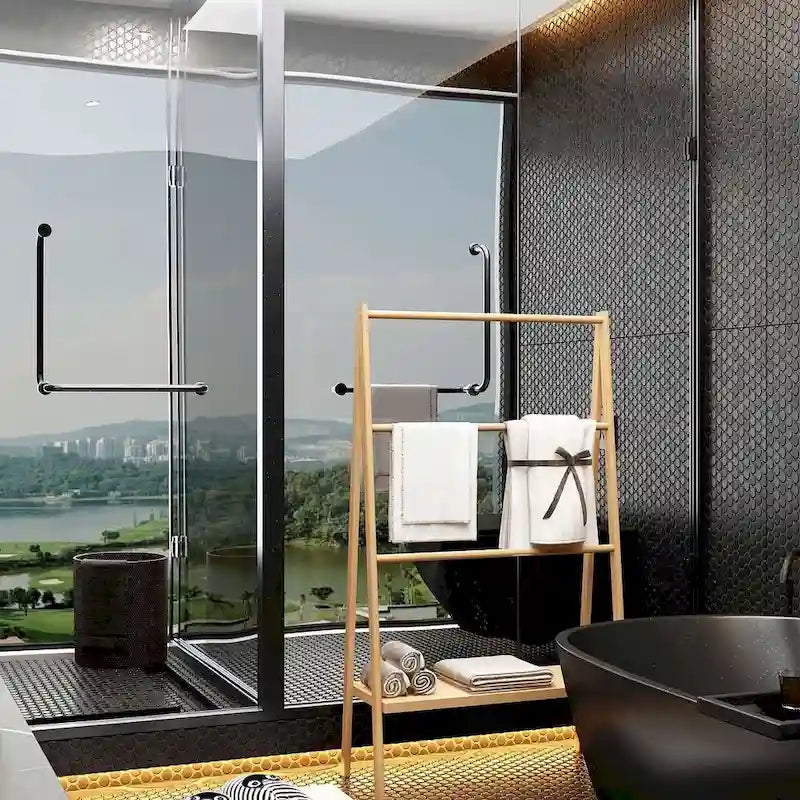 Assorted Bathroom Toilet Bamboo Storage Cabinet