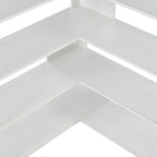 Libreria a 7 ripiani per ufficio domestico, libreria angolare a L con struttura in metallo, pannello in MDF - 37.4*37.4*709