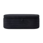 Panca da Fondo Letto con Contenitore, Rivestimento in Sherpa, Grande Panca Ottomana, Sgabello Porta Scarpe, Panca Lunga, Seduta da Finestra, Panca Porta Giocattoli